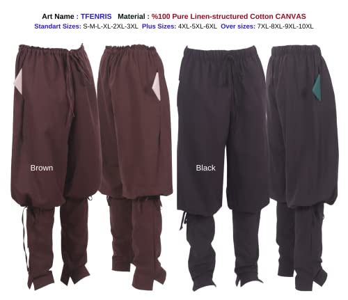 TFENRIS Canvas-Medieval Viking Canvas Trouser4