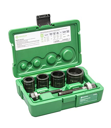Greenlee 7235BB Slug-Buster 1/2", 1-1/4" Manual Knockout Set for Use with KRW-1 High-Leverage Ratchet Wrench - Image 2