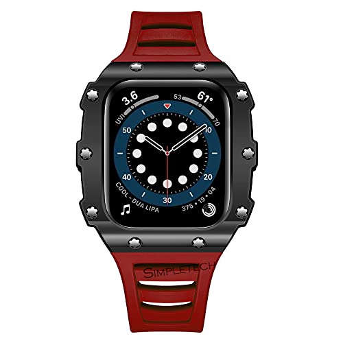 Kit modification Apple Watch carbone pour un style luxe unique