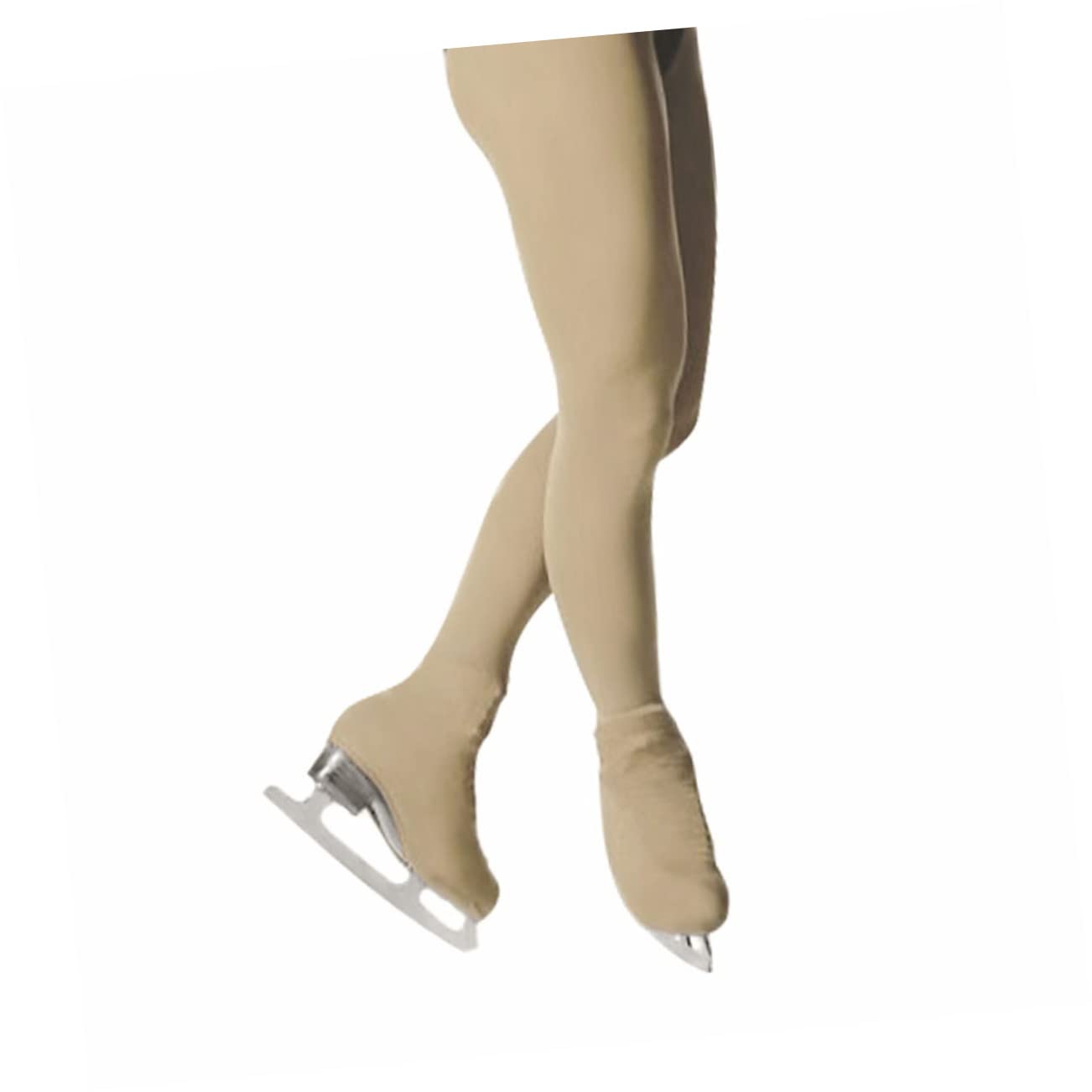Beaupretty Collant Termici Pattinaggio in Nylon e Chinlon Lunghe Invernali Spesse con Elasticità e Protezione Accessorio Costume per Atlete del Pattinaggio