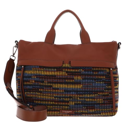 Sac GIANNI CHIARINI Duna Var. Teak cabas cuir marron pour femme