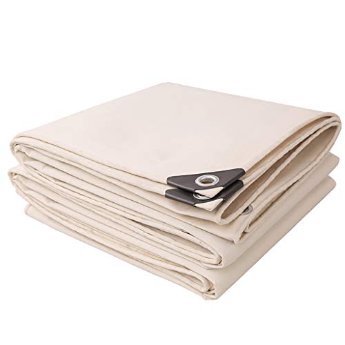 QYQPB Al Aire Libre Paño Que Raspa del Cuchillo De La Protección Solar Impermeable Al Aire Libre De La Lona Blanca Gruesa Al Aire Libre Red de sombreado (Size : 2m*2m)