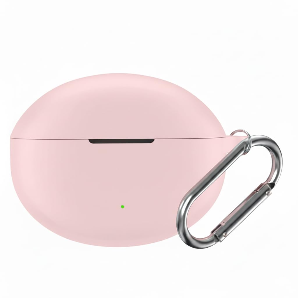 Case for OnePlus Nord Buds 3 | 3 Pro Silicone Cover Shock-Absorbing Design Soft-Touch Material, Anti-Slip Grip, 360° Protection Case (Pink)-image-6