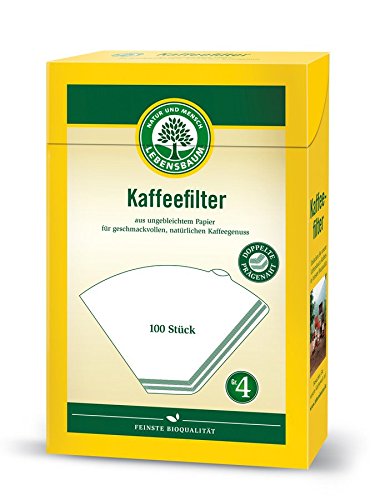 Lebensbaum Bio Kaffeefilter Gr. 4 (18 x 100 Stk)