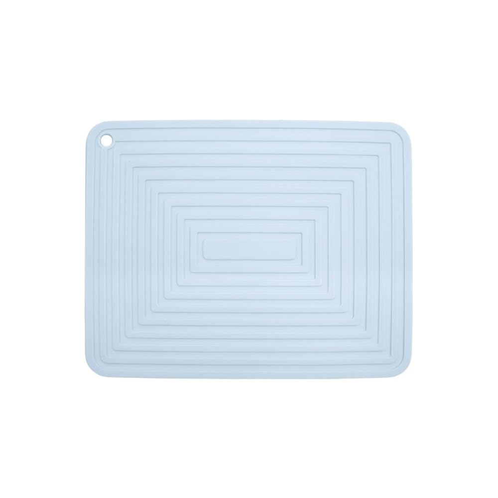 TopHomer - Sottopentola in silicone per piatti caldi, pentole e padelle, 6 pezzi, colore: Azzurro
