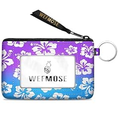 Hawaiian Floral-Purple-Wallet Keychain