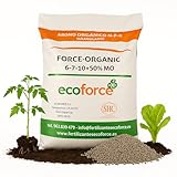CULTIVERS Abono Pellets Plantas Ecológico 25 kg granulado Universal NPK 6-7-10 con Calcio Micros Materia Orgánica Húmicos para Huerto y Jardín Fertilizante Orgánico Natural para Cultivos (25 kg)