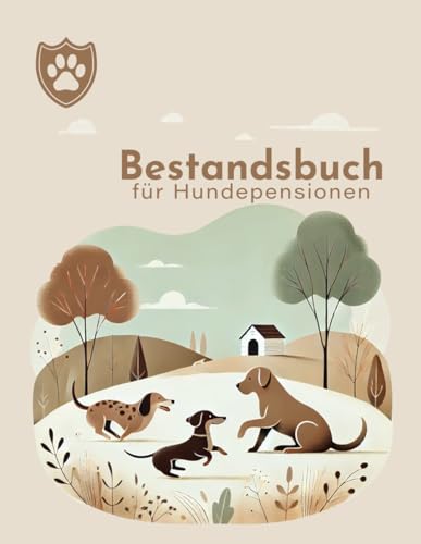 Bestandsbuch für Hundepensionen: Als Dokumentation für das Veterinäramt. Mit liebevoll gestalteten Ausfüllseiten.