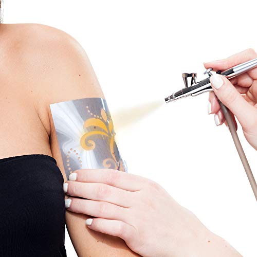 Custom Body Art Yellow Airbrush Body Paint 1oz - Alcohol-Based, Waterproof, Body Paint for Adults, Cosplay, Temporary Tattoos