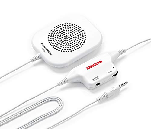 Image of Sangean PS-300 Pillow Speaker with In-line Volume Control and Amplifier (White)