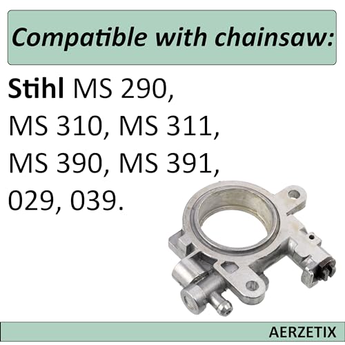 AERZETIX - C70557 - Ölpumpe für Kettensäge - kompatibel mit Stihl MS 290, MS 310, MS 311, MS 390, MS 391, 029, 039