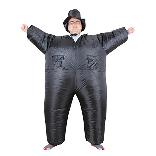 Zi Xi & Zi Qi Inflatable Costumes Halloween Cosplay Costumes Gaint Suit Cosplay for Audlts (Gentleman's clothing)