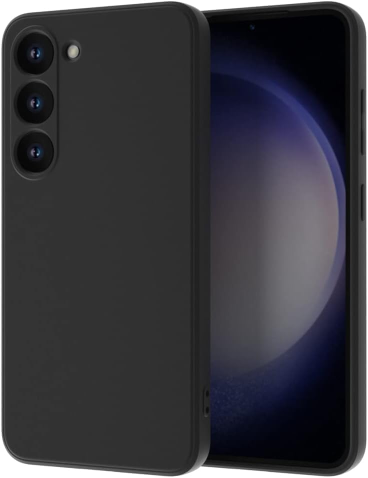 Emodil Case For Samsung Galaxy A05S Cover Black Slim Fit Soft Back Tpu Flexible Silicone Matte ยฎ (Black)