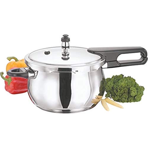 Vinod1.5L Splendid Plus Handi Stainless Steel Pressure Cooker, 1.5-Liter