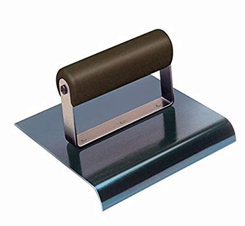 Kraft Tool CF675P 1-Inch Radius Blue Steel Hand Edger with Plastic Handle, 6 x 4-Inch