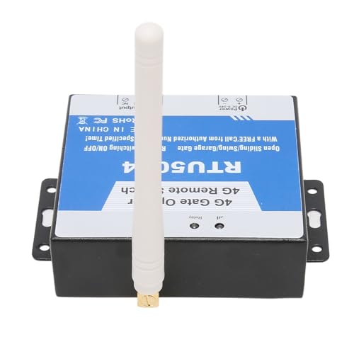 VBESTLIFE Abridor de Puerta RTU5024 4G con Control Remoto SMS, Reconocimiento de Identificación Inteligente y Soporte para Tarjeta SIM, sin Cargos por Llamadas y Programable para Uso