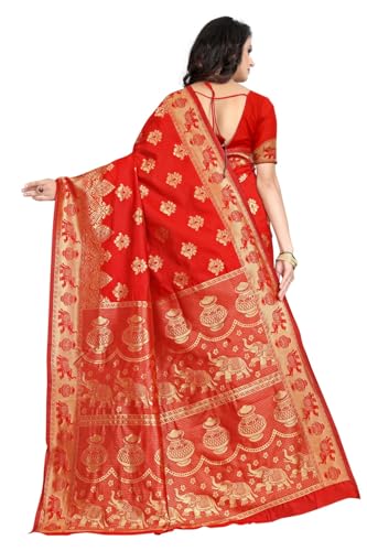 Image of women's Banarasi Saree Pure Kanjivaram Silk Saree