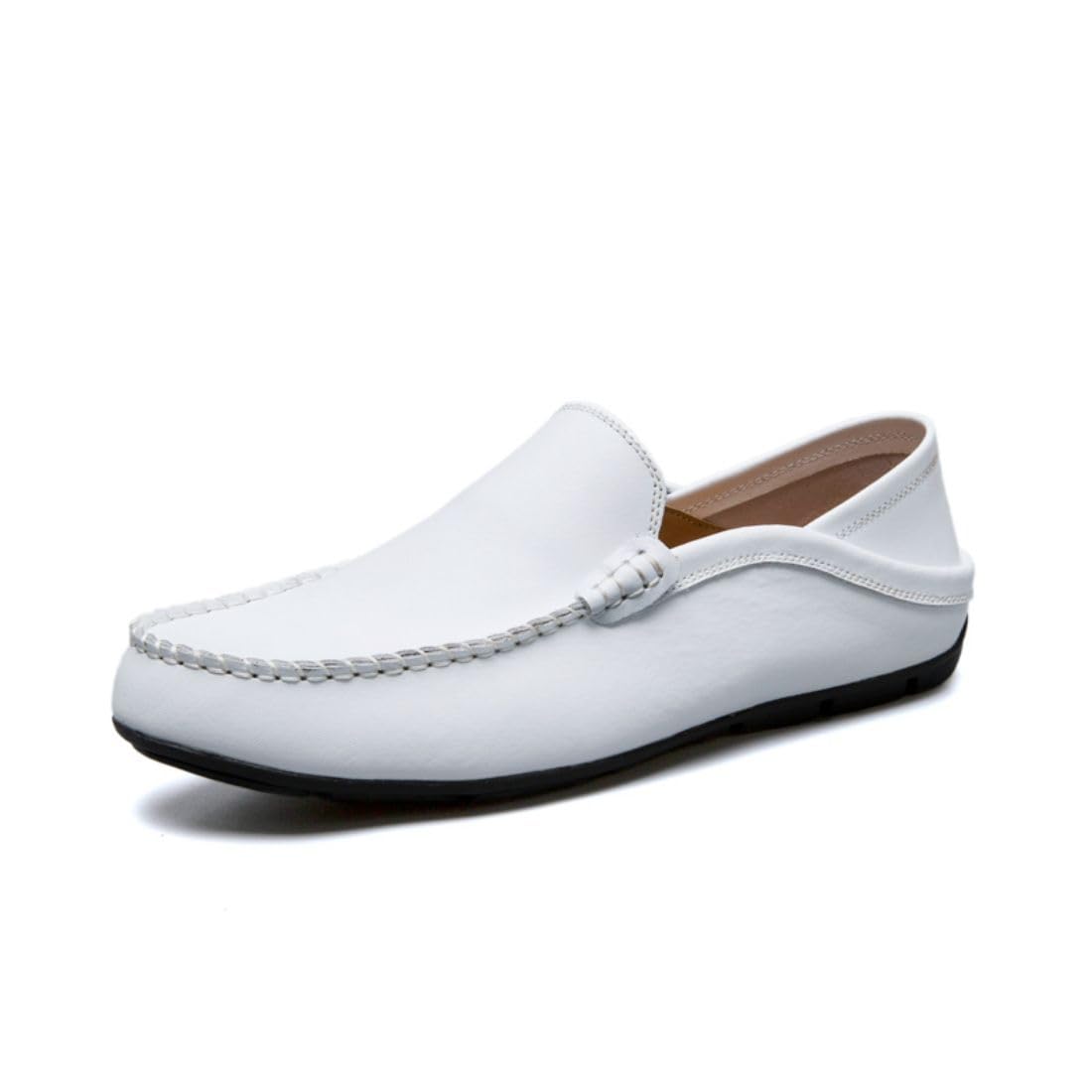 Mocassins pour Hommes Décontracté Élégant Confortable Léger Chaussures Hommes en Cuir d'Été Casual Élégant Chaussures de Conduite Chaussures Bateau Mocassins Classiques
