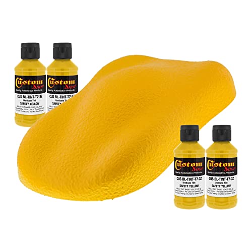 Image of Custom Coat 3 Ounce, Safety Yellow, Bedliner Tint Concentrate, 4 Pack