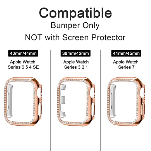 Yolovie Bling Case Compatible with Apple Watch Series 9 8 7 45mm - Image 2