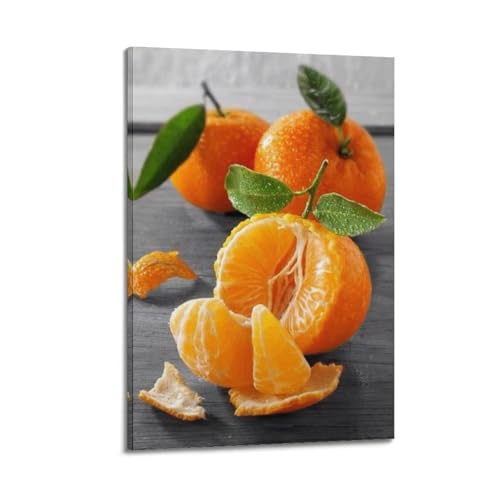 Décoration murale mandarines fraîches douceur de vivre
