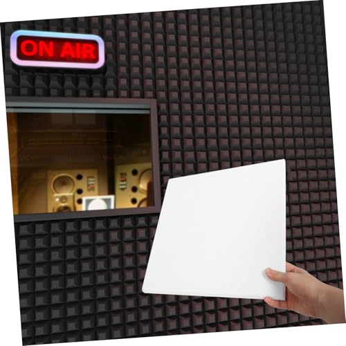 Mikinona 12pcs Paneles Acústicos Autoadhesivos para Reducción de Ruido para Estudios y Oficinas miniatura 4