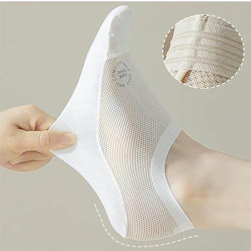 Regulatev Ultra Thin Liner Socks Non Slip ComBed Cotton No Show Socks, Repertoireof Lightweight Flat Boat Line Cotton Footies2
