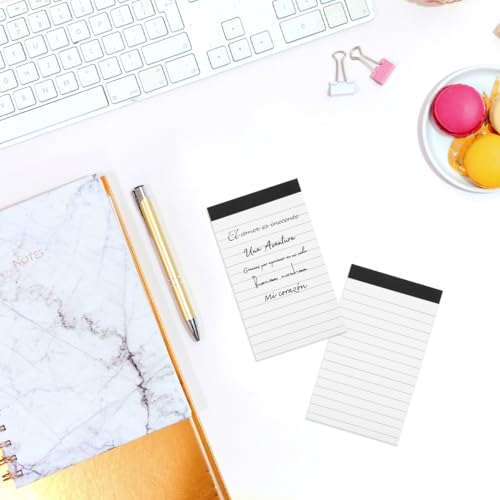 Carnet agenda rechargeable avec papier ligné détachable et mobile