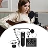 Recording Microphone Set - BM800 Condenser Plug And Play | Professional Live Streaming Equipment | Cardioid Pickup Studio Kit | Sound Card Filter Included | For Singers Anchors Podcast Recor #1