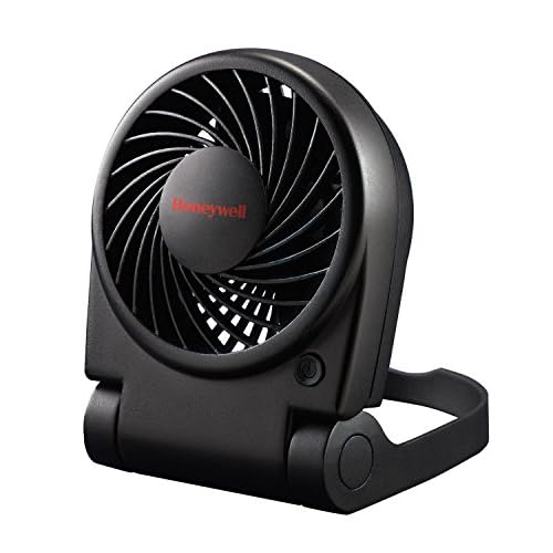 Honeywell HTF090B Turbo on the Go Personal Fan, Black – Small, Portable Fan