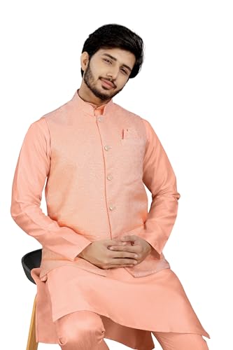 Image of Trustous Traditional Men's Kurta Koti Set (3 PCS SET)