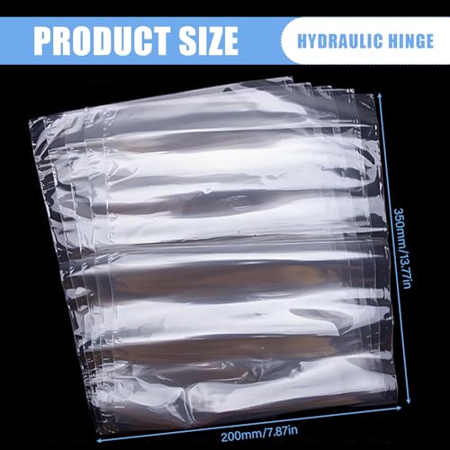 300 Stück Schrumpffolie Beutel 20x35 cm, Klare Heißsiegel Schrumpfbeutel Wasserdicht Schrumpffolie Taschen für Schuhe Verpackung, DIY Handwerk, Kosmetik, Seife, Kerzen