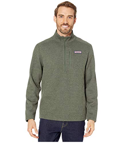 Vineyard Vines Mountain Sweater Fleece 1/2 Zip Pullover Cypress XS