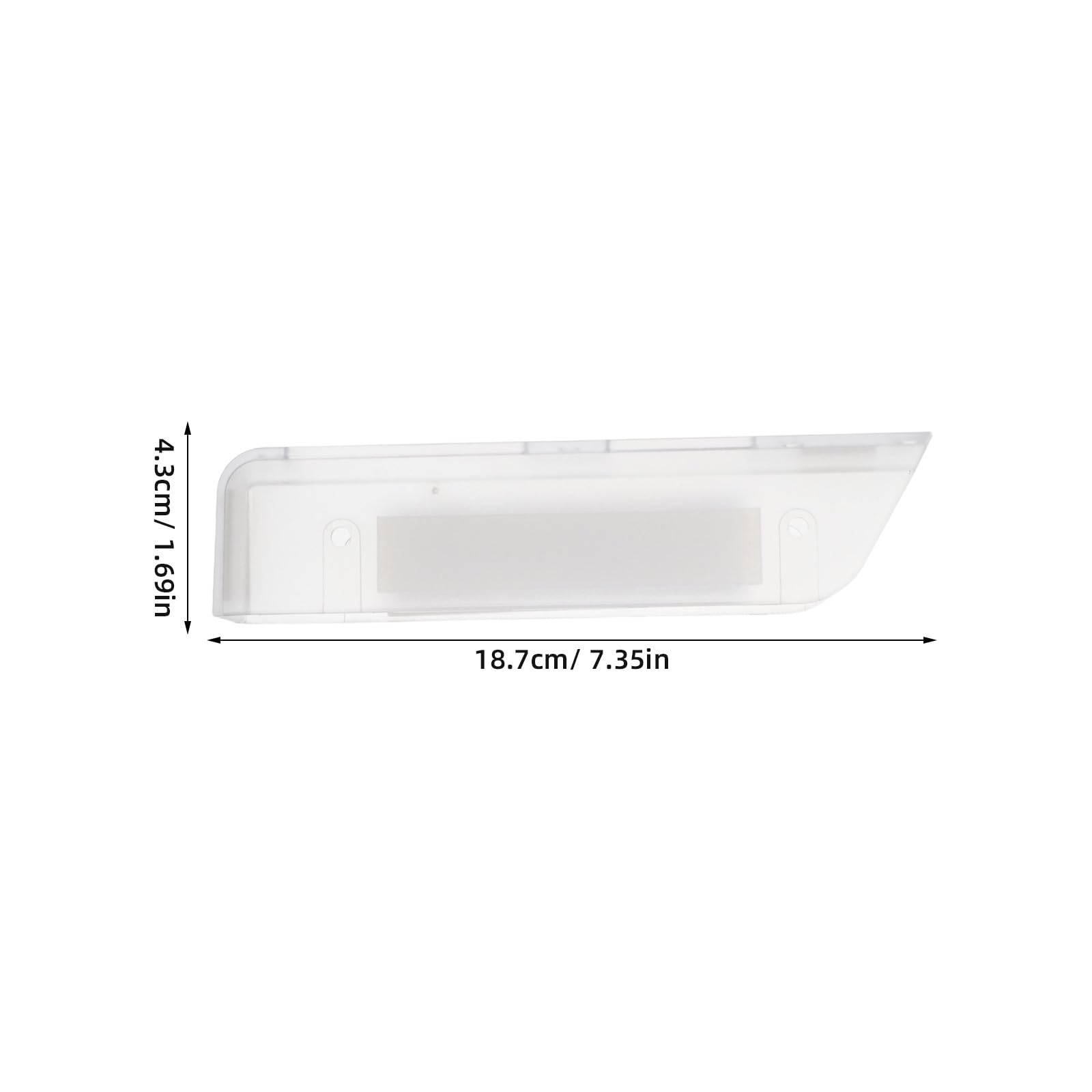 BETOOKY Soporte para Báscula de Pared y Organizador de Pared, 1 Par, Acrílico Resistente, Compatible Baño, Gimnasio y Ducha