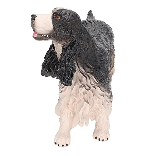 Omquot Figurines D'épagneul Cocker, Jouet de Chien coloré Réaliste pour