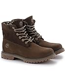Timberland Bottes enroulées authentiques pour femme, Vert, 39 EU