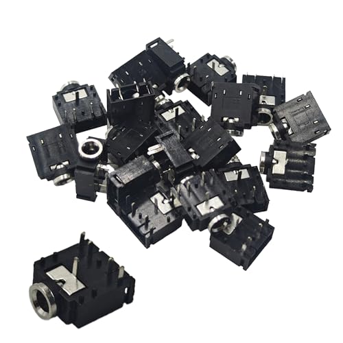 40 piezas conector hembra estéreo 3.5mm PJ-307 miniatura 1