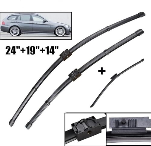 Limpiaparabrisas BMW Serie 3 E91 escobillas delanteras para conductor LHD y RHD 2