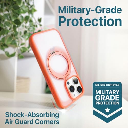 BLACK+DECKER 360°Spin Magnetic Stand for iPhone 16 Case, Coral Rose - image 5