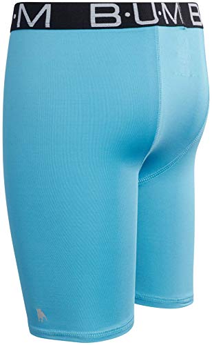 B.u.m. Equipment Boys’ Underwear – 4 Pack Long Leg Athletic Compression Boxer Briefs (Size: 8-18), Size 16-18, Black/Blue/Black/White Multi #TOP4