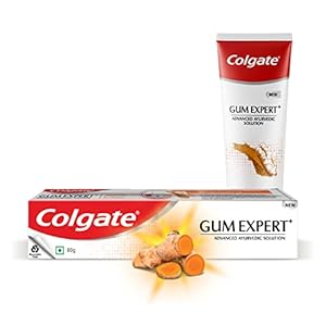 Colgate Gum Expert Advanced Ayurvedic Solution Gum Care Toothpaste,80g, With Turmeric Extract, Specialized Solution For…