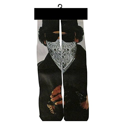 Kids Teens and Adult Socks Mid Crew 3D Printed Fits Men Women Boys Girls Youth Children Funny Novelty Animal Food Over 70 Designs (Teen/Adult (Fits Shoes Sizes 5-12), EasyE)