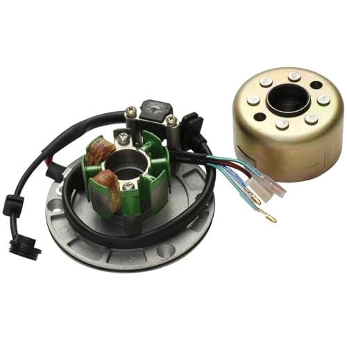 Kit rotor volant d'inertie et bobine stator 4 fils à double pôle pour moto