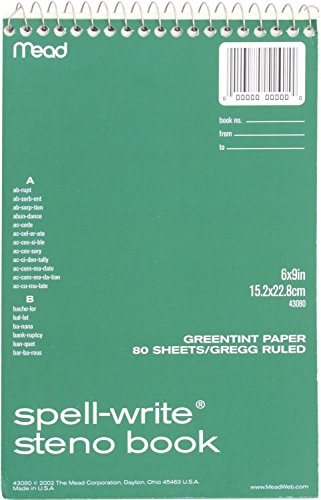 Mead Spell-Write Steno Book le carnet idéal pour organiser vos réunions