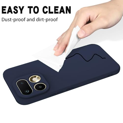 Image of FIRST MART Matte Silicone Back Cover for Realme 16 Pro - Blue