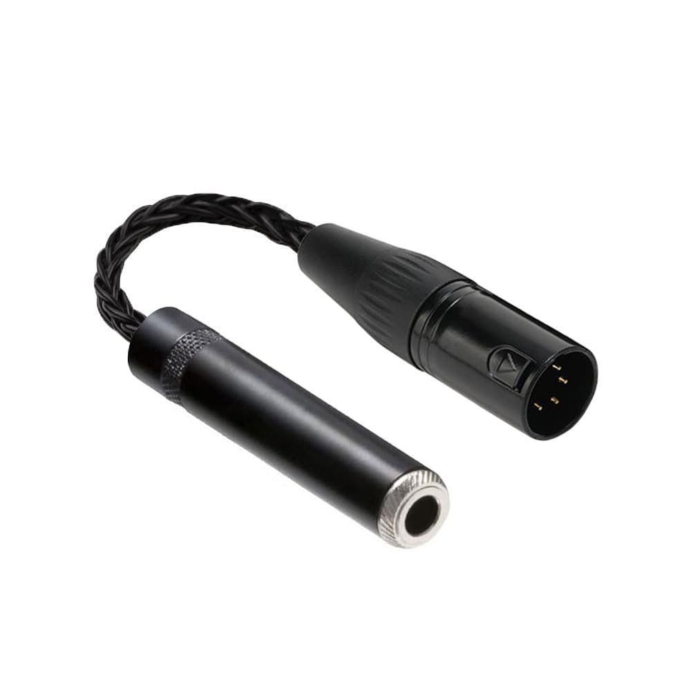 XLR コネクタ 4ピン (メス) → 6.3mm 標準プラグ 変換ケーブル MOGAMI
