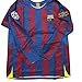 Ronaldinho Retro Long Sleeve Jersey CAMISTE 2005-2006 Full Champion League Patch RED&Blue Color (M)