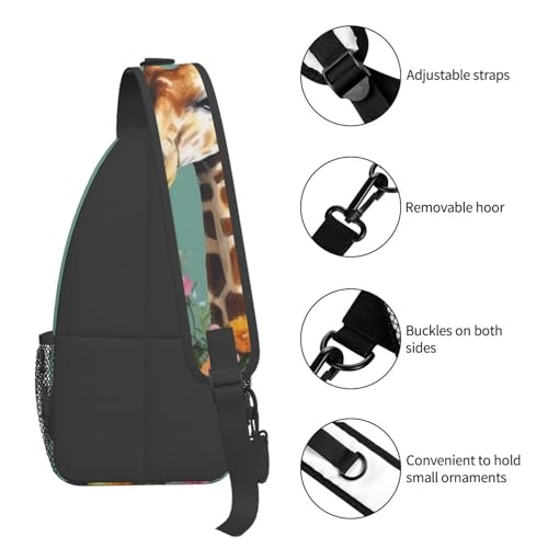 Morrales Sling para Senderismo Hombre y Mujer Negro miniatura 5
