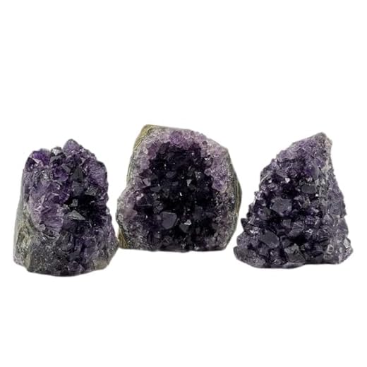 GAF TREASURES Uruguayan Deep Purple Amethyst Cluster, Amethyst Geode, Raw Amethyst, Amethyst Cathedral, Amethyst Druze (3-4 lb)