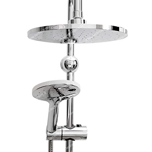 Saliscendi doccia regolabile con doccetta e